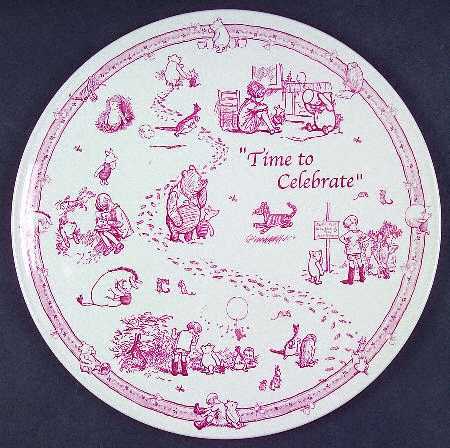 Classic Pooh Discovery (Pink) Cake Plate
