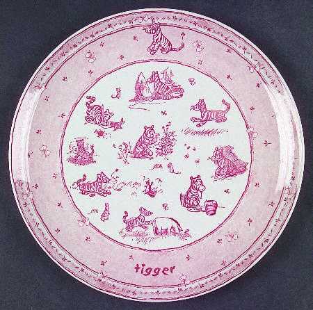 Classic Pooh Discovery (Pink) Wall Plate