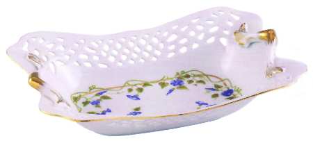 Morning Glory 10" Rectangular Vegetable Bowl