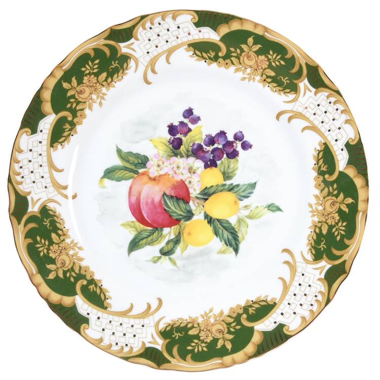 Antique Fruit Dinner Plate