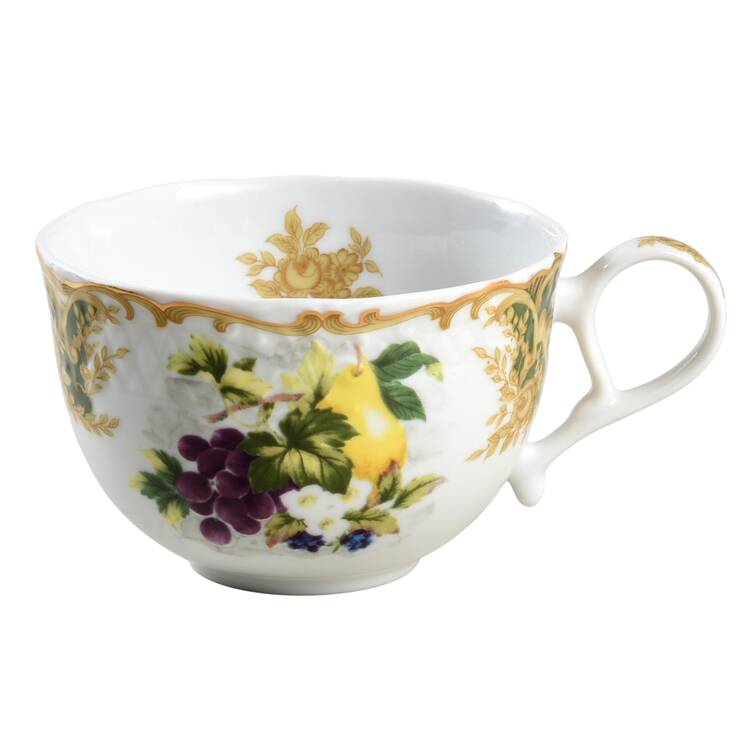 Antique Fruit Flat Cup