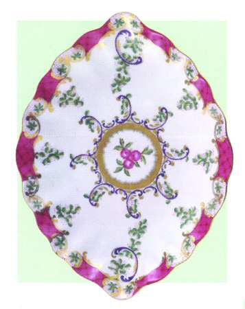 Manvers Scroll 11" Leaf Dish