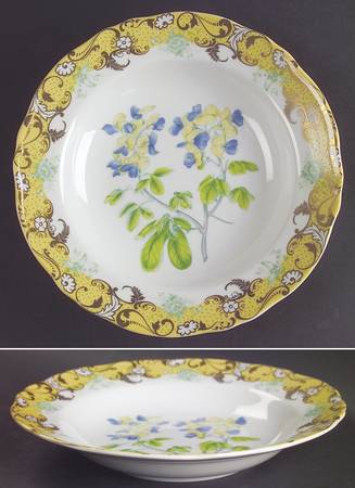 English Garden Rim Soup Bowl