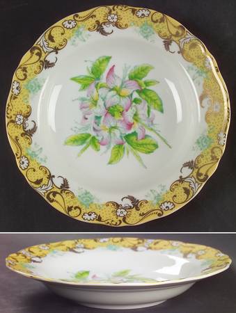 English Garden Rim Soup Bowl