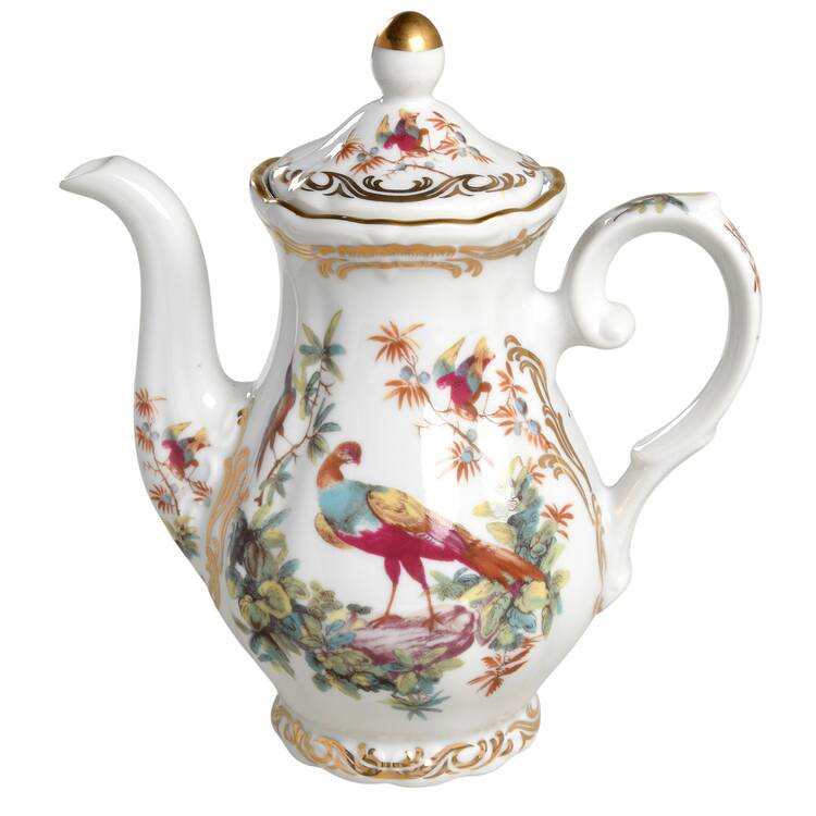 Exotic Birds Coffee Pot & Lid
