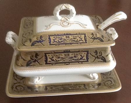 5078 Rectangular Tureen &  Lid with Ladle & Underplate