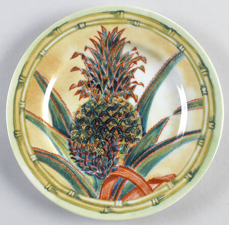 Pineapples Salad/Dessert Plate