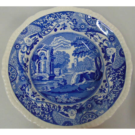Blue Italian (Gadroon Shape) by Spode