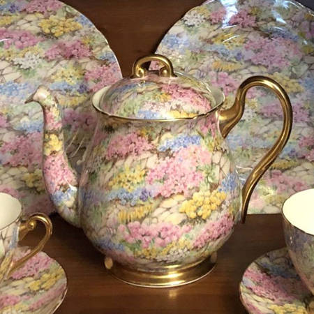 Rock Garden Teapot & Lid