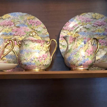 Rock Garden Sugar Bowl & Lid