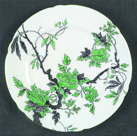 Chippendale Green Salad Plate