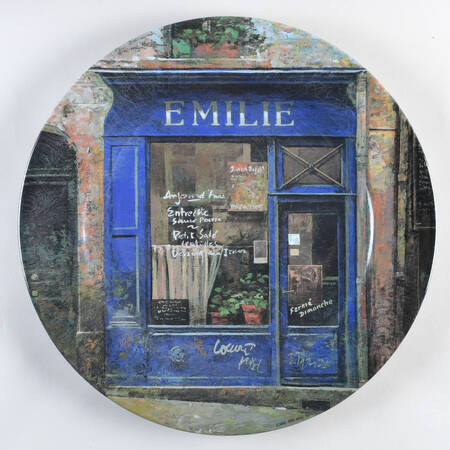 Storefronts 15" Melamine Chop Plate (Round Platter)