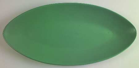 Newport Green 17" Oval Serving Platter