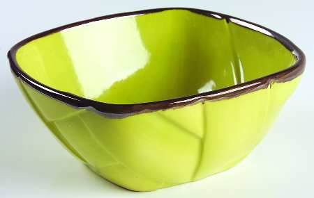 Largo Lime Square Soup/Cereal Bowl