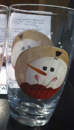 Snowmen Portraits (Decal) Glassware Highball