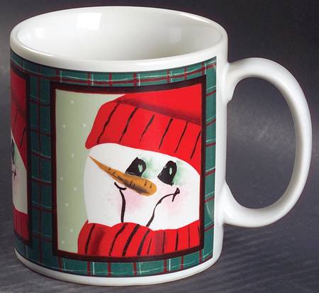 Snowmen Portraits (Decal) Mug