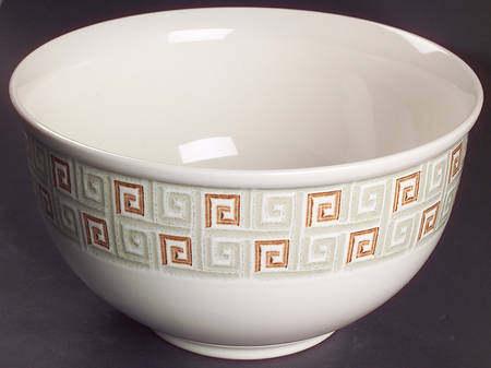 Greek Key Hostess Bowl