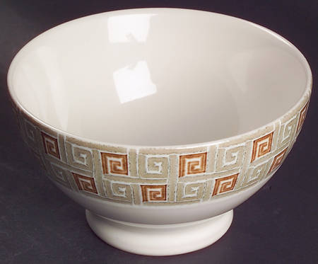 Greek Key Fruit/Dessert (Sauce) Bowl