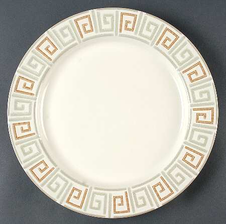 Greek Key 12" Chop Plate (Round Platter)