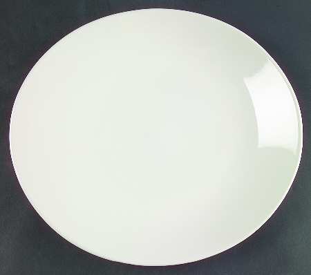 Domani White 12" Chop Plate (Round Platter)