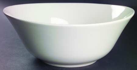 Domani White 9" Round Vegetable Bowl