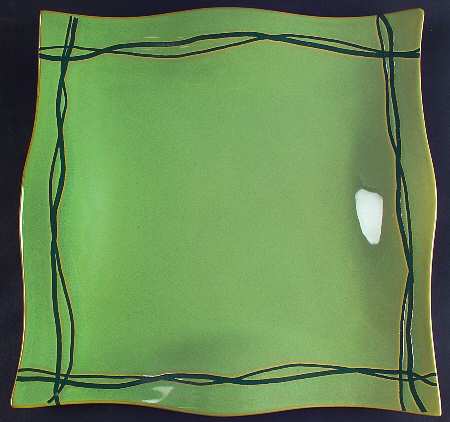 Mystic Cove Green Dinner Plate