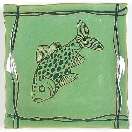 Mystic Cove Green Salad Plate