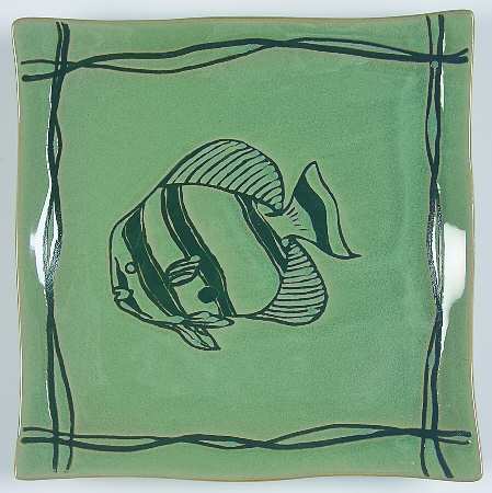Mystic Cove Green Salad Plate