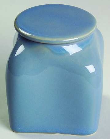Mystic Cove Blue Sugar Bowl & Lid