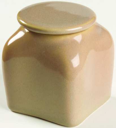 Mystic Cove Beige Sugar Bowl & Lid