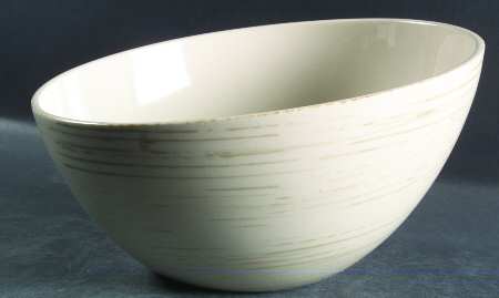 Samba Gray 10" Large Salad Serving Bowl