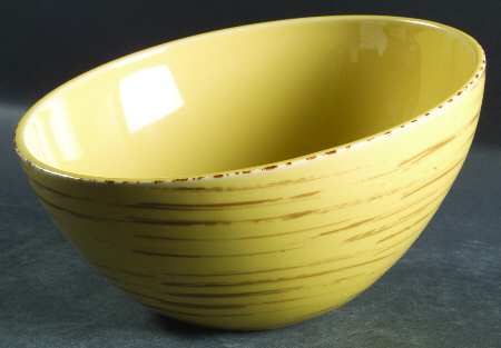 Samba Yellow 8" Round Vegetable Bowl
