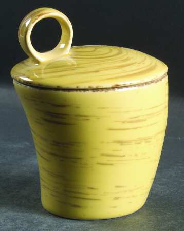 Samba Yellow Sugar Bowl & Lid