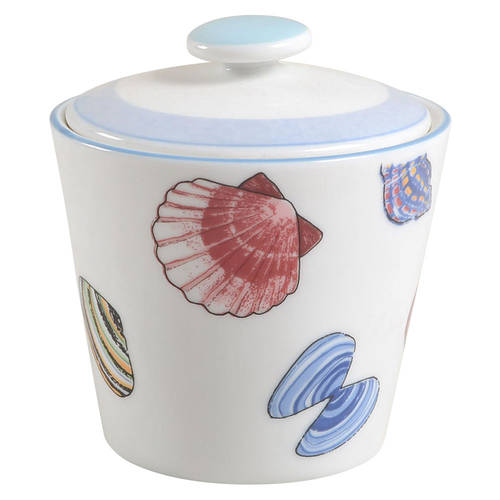 Beach Parade Sugar Bowl & Lid