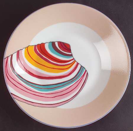 Beach Parade Salad Plate
