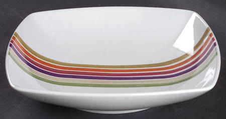 Festive Stripes Coupe Soup Bowl