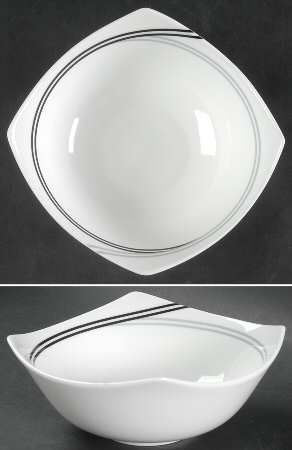 Ringside Black Coupe Cereal Bowl
