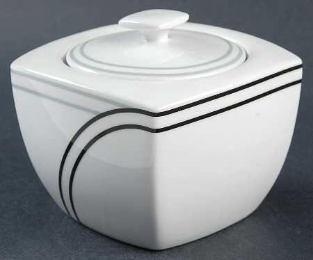 Ringside Black Sugar Bowl & Lid