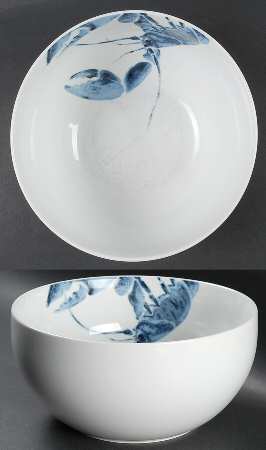 Lobster Blue 9" Salad Serving Bowl