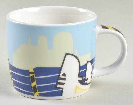 Around the World Flat Demitasse Cup