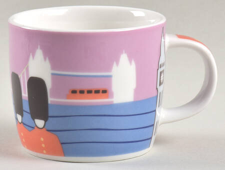Around the World Flat Demitasse Cup