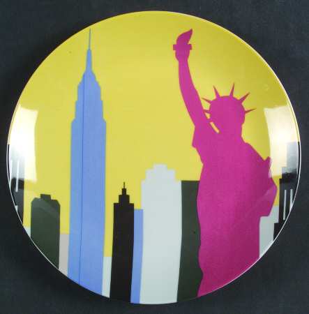 Around the World Salad/Dessert Plate