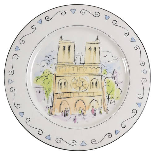 Promenade de Paris Dinner Plate