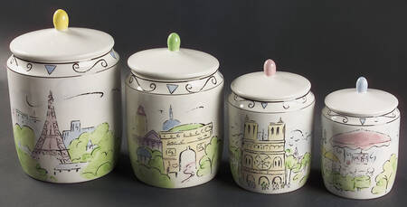Paris (4 Piece) Canister Set (Box Set)