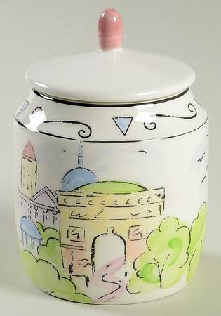Paris Sugar Bowl & Lid