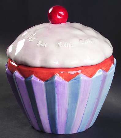 Sweet Treats Figural Cookie Jar & Lid