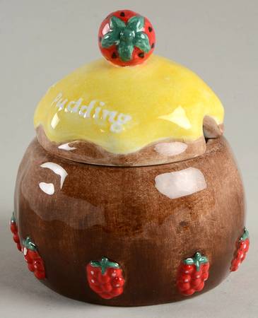 Sweet Treats Figural Sugar Bowl & Lid