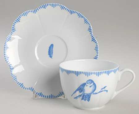 Flat Cup & Saucer Set