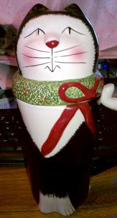 Christmas Cats (Rim) Mug & Lid