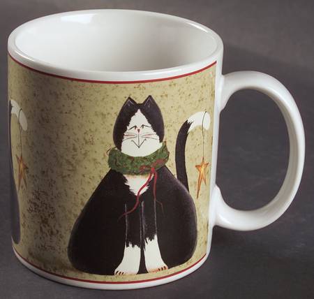 Christmas Cats (Rim) Mug